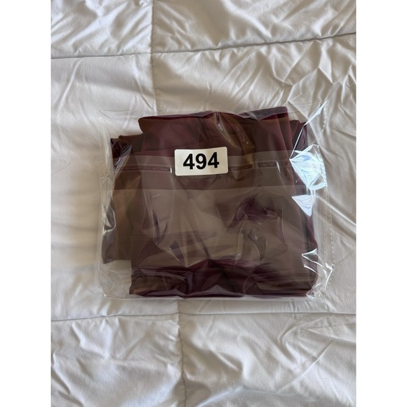 Lululemon Train Times Crop Leggings Women's Size 6 Burgundy Garnet 17 in inseam - Picture 9 of 9